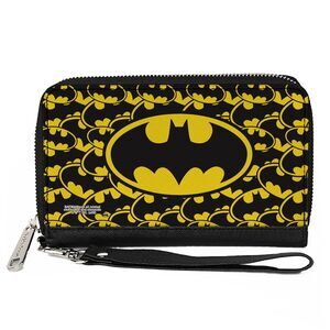 1387 PU Zip Around Wallet Rectangle - Batman